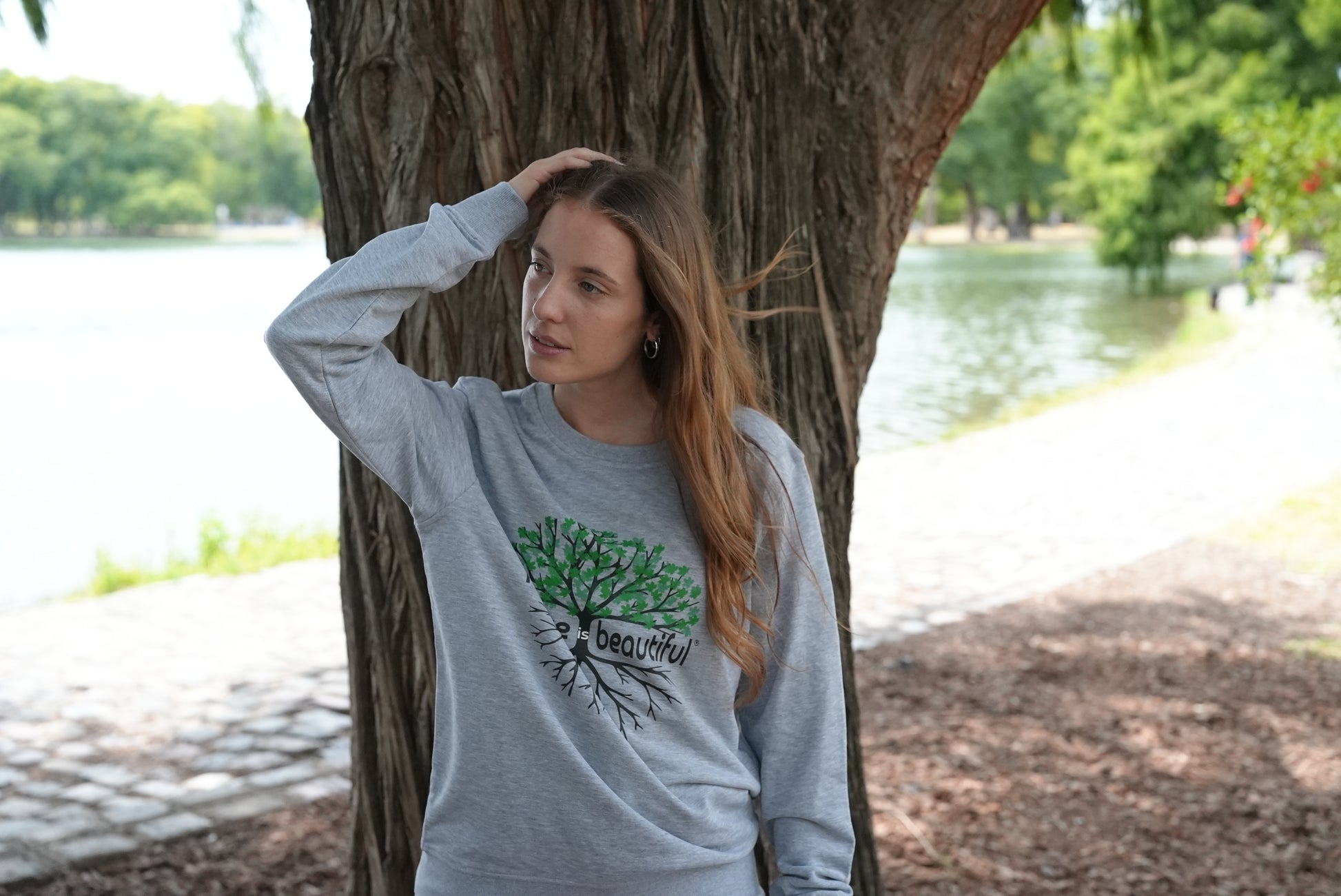 "Rooted" Unisex Organic Crewneck Sweatshirt