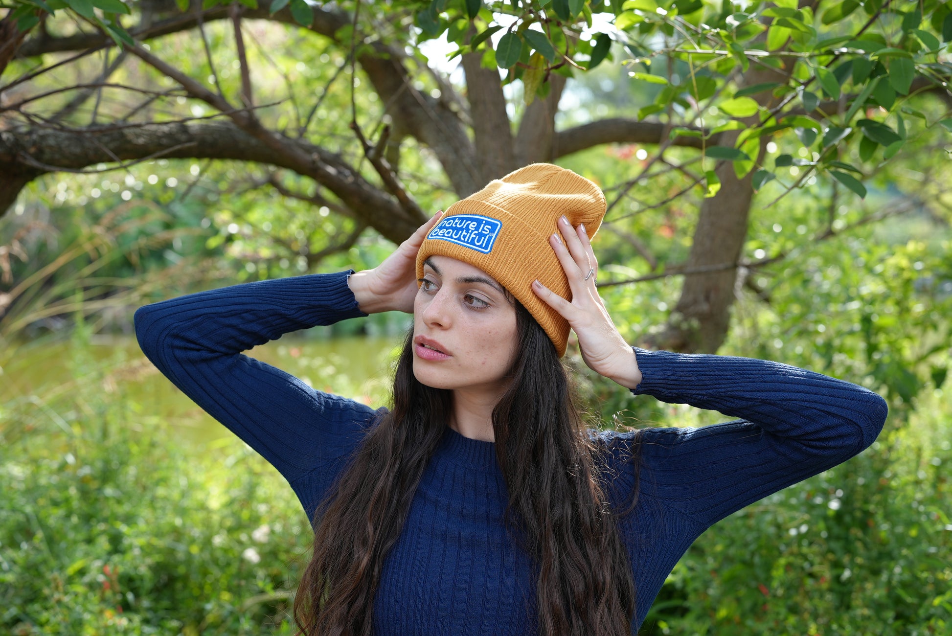 Classic Plate-Style Organic Beanie